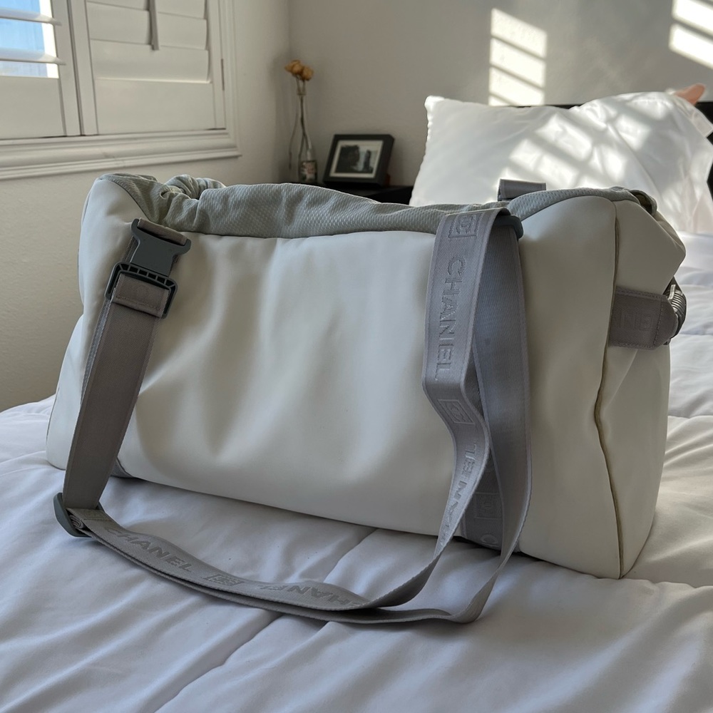 Chanel Sports Camellia Duffle Bag - Picture 6 of 16
